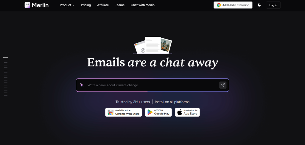 Merlin AI tools untuk pemula untuk riset dan pembuatan konten cepat