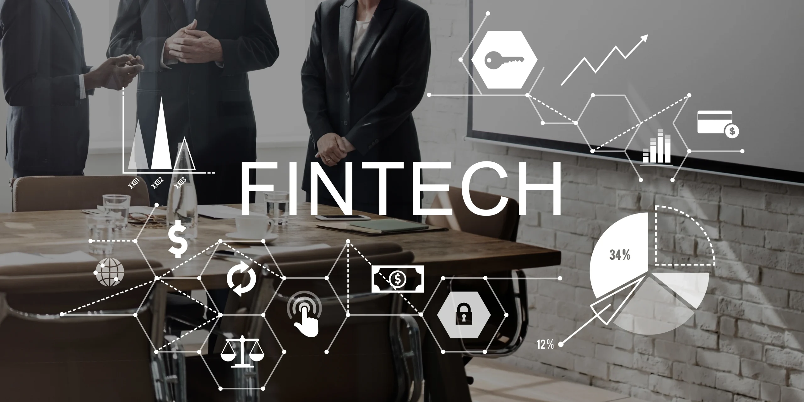 Tampilan aplikasi fintech innovation di smartphone